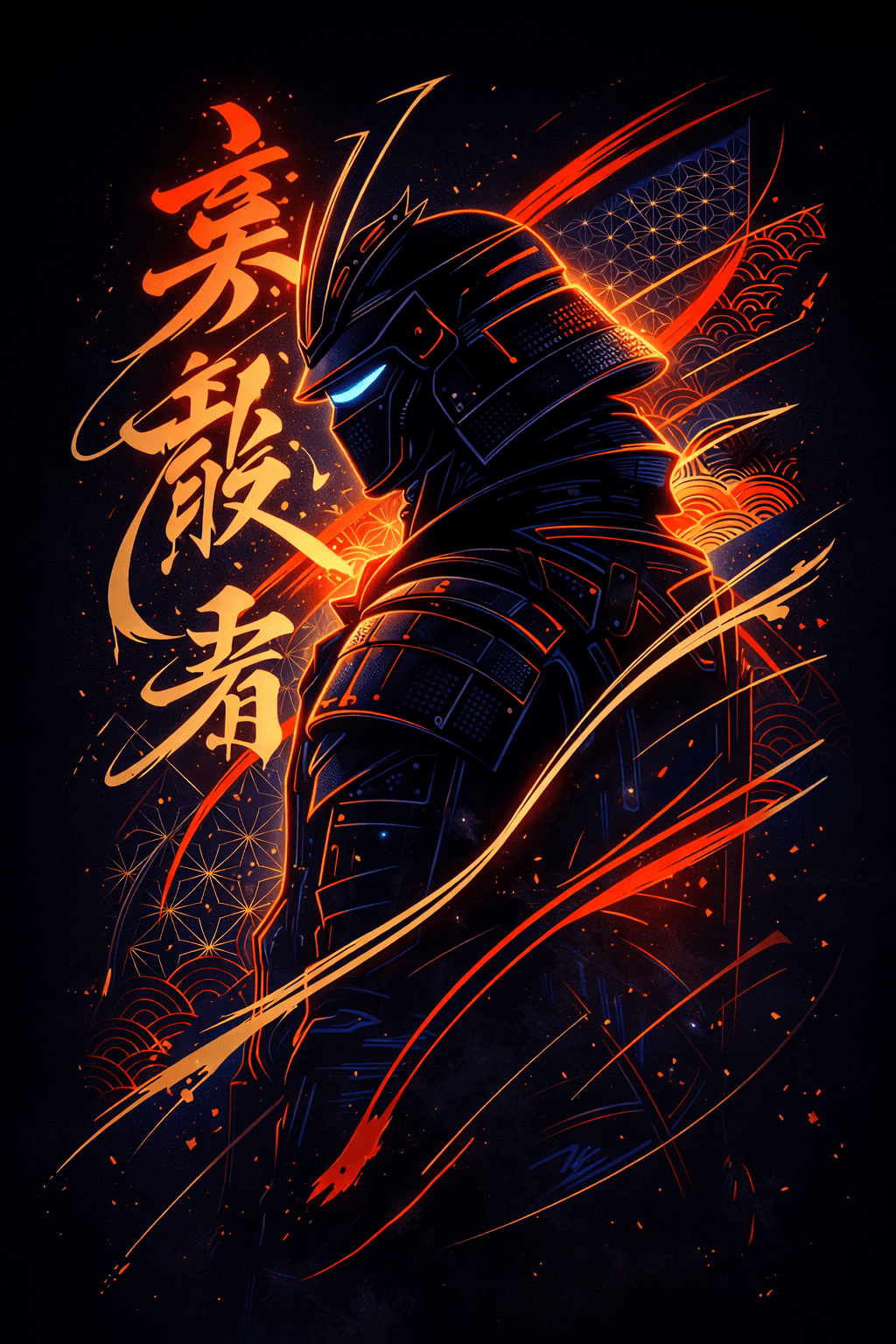 Japanese inspired visual